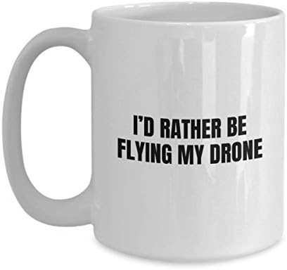 Vicces Quadcopter Bögre - Drón Ajándékok - UAV Ajándék - Vicces Drón Jelen - Repül A Drón