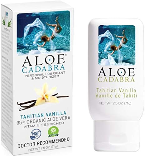 Aloe Cadabra Természetes Víz Alapú, Személyes Síkosító, a Bio Síkosító Őt, Őt & Párok, Illatmentes, 2.5 oz Pina Colada, 2.5