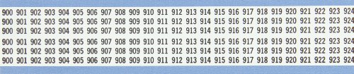 Brady WM-900-924-PK Áthelyezhető Vinil Ruhával (B-500), Fekete-Fehér, Egymást követő Számok Vezeték Jelölő Kártya (25 Lap)
