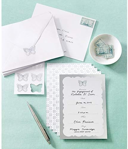 Martha Stewart Kézműves Meghívókat, Terítő Csipke Pillangó