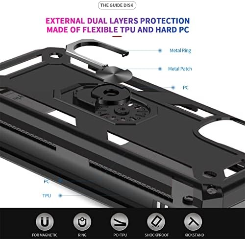 LeYi Moto G Stylus 2022 Esetben 4G (Nem Illik, 5G), Moto G Stylus Esetben, 2 Db képernyővédő fólia, Katonai Védelmi Telefon