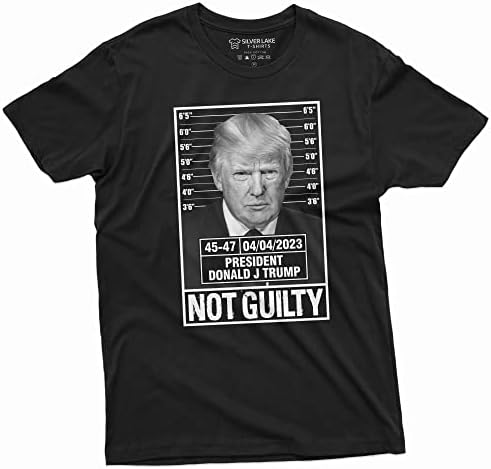 Donald Trump Rendőrség Mugshot Fotó, Póló, Nem Bűnös 45-47 Elnök Póló DJT Tartóztatni MINKET Választások Trump Támogató Póló