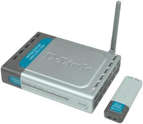 D-Link DWL-922 USB Vezeték nélküli Hálózati Útválasztót/Adapter Készlet, 802.11 g, 54Mbps, magában Foglalja a DI-524 & DWL-G122