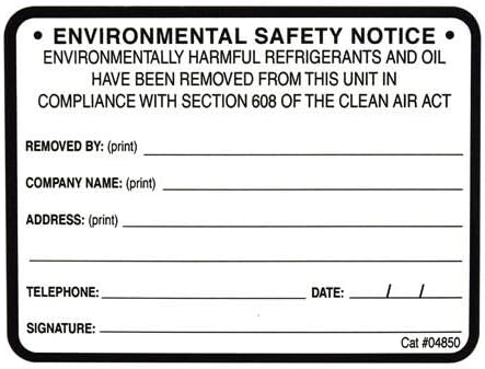 Környezeti Biztonsági Figyelmeztetés Címkék 04850 Szín Kódolt AZONOSÍTÓ Címkék