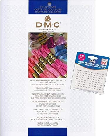 DMC Szín-Kártya Fogselymet Matrica Csomag