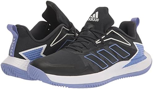 adidas Női Dacos Sebesség Tenisz Cipő, Fekete/Fehér/Kréta Lila (Clay), 5