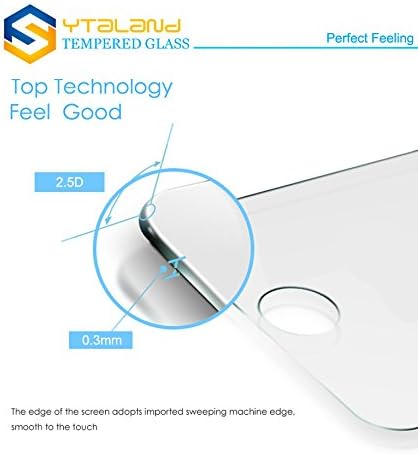 Ytaland [2 Csomag] A Samsung Galaxy J2 Core kijelző Védő fólia, Edzett Üveg Anti-ujjlenyomat Vékony 9H Keménység képernyővédő