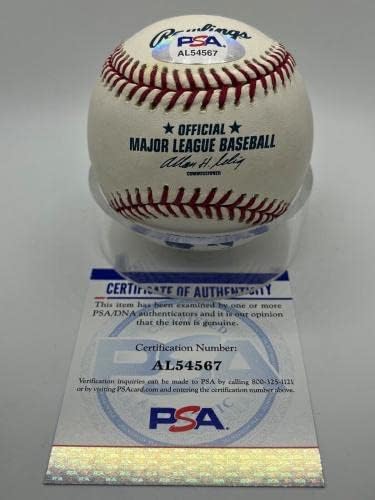 Ne Larsen New York Yankees Aláírt Autogramot Hivatalos MLB Baseball PSA DNS *67 - Dedikált Baseball