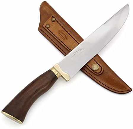 Linden & Sons Húst Késsel - 8 centis henteskéssel - Gaucho Stílus Barbecue Késsel, Kézzel készített Brazíliában - Tökéletes